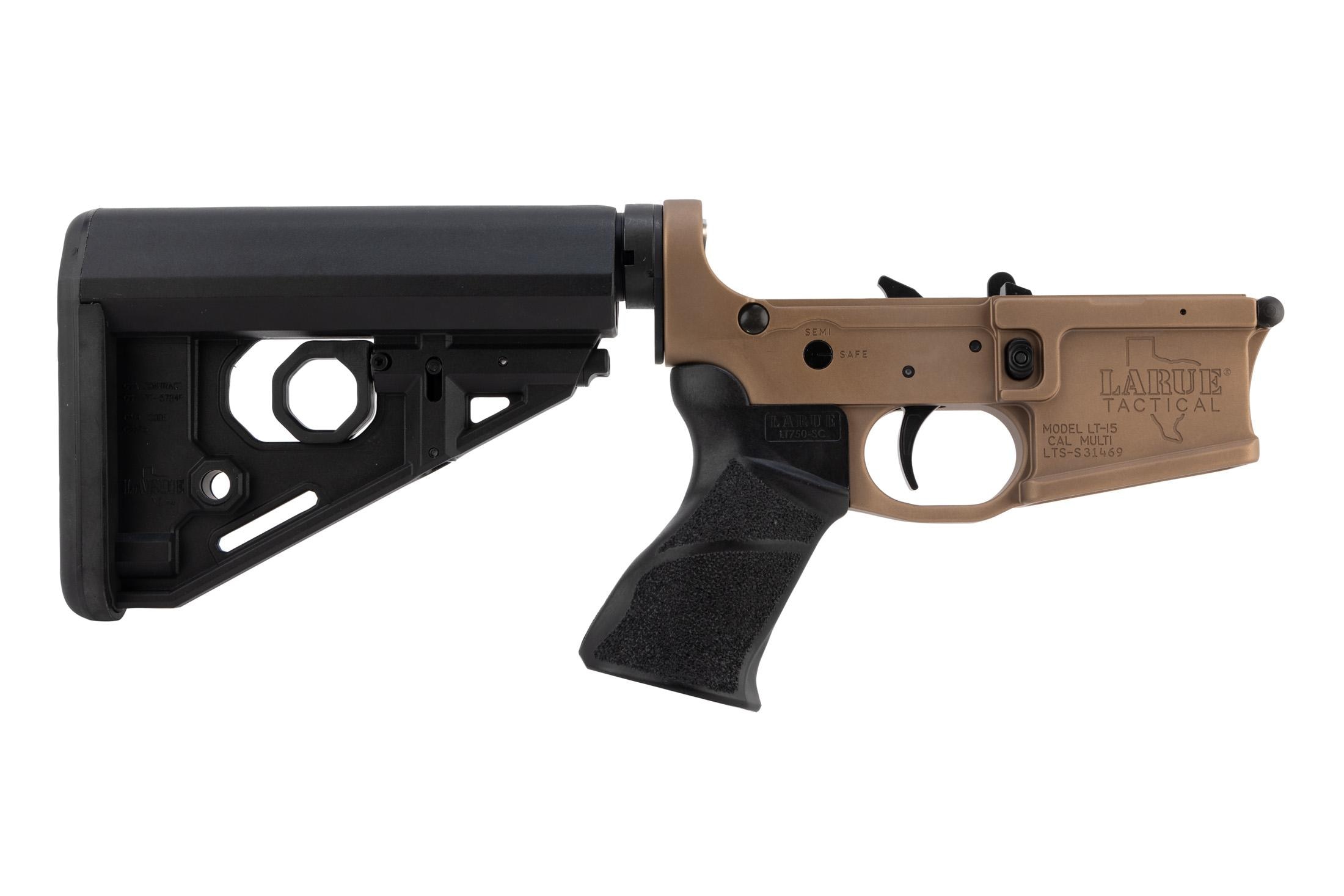 LaRue Tactical AR-15 Complete Lower Receiver - FDE